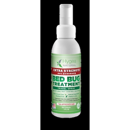 Hygea Natural 3 oz Bed Bug Extra Strength Treatment Travel Spray EXT-1001X